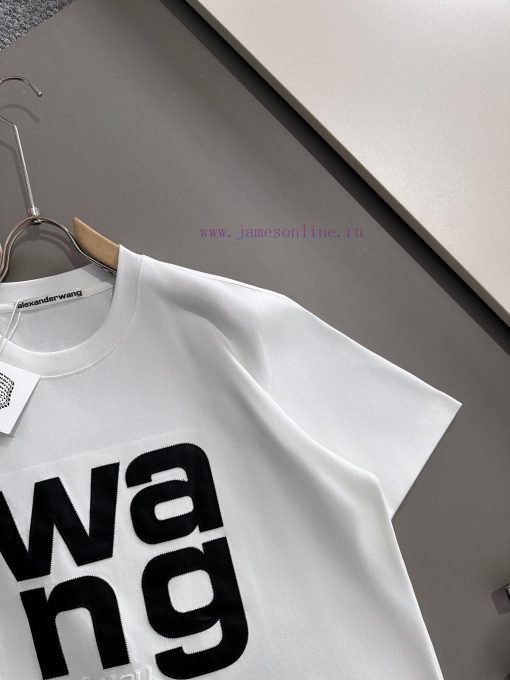 Arrived The Next DayALEXANDER WANG Alexander King 2025 New Leather Splicing Letter Logo Men's A gzsq3rof - Image 4