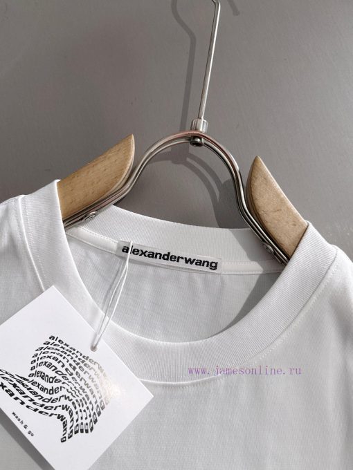 Arrived The Next DayALEXANDER WANG Alexander King 2025 New Leather Splicing Letter Logo Men's A gzsq3rof - Image 5