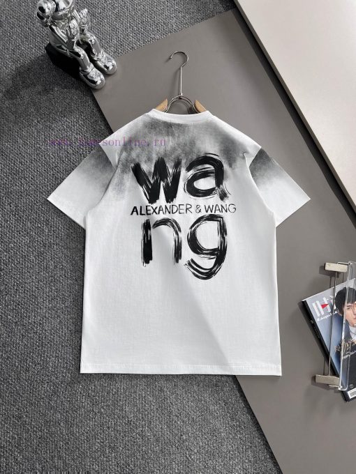 Arrived The Next DayALEXANDER WANG Alexander King 2025 New Inkjet Graffiti Letter Logo Unisex S psn5ufng - Image 3