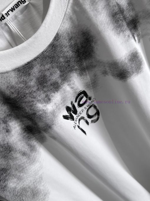 Arrived The Next DayALEXANDER WANG Alexander King 2025 New Inkjet Graffiti Letter Logo Unisex S psn5ufng - Image 6