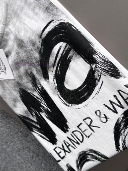 Arrived The Next DayALEXANDER WANG Alexander King 2025 New Inkjet Graffiti Letter Logo Unisex S psn5ufng - Image 8