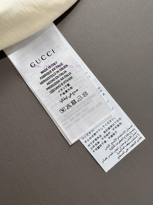 Arrived The Next DayGUCCI 2025 New Inkjet+flocking Double G Letter Logo Unisex Short Sleeved T- i0yi2j9o - Image 9