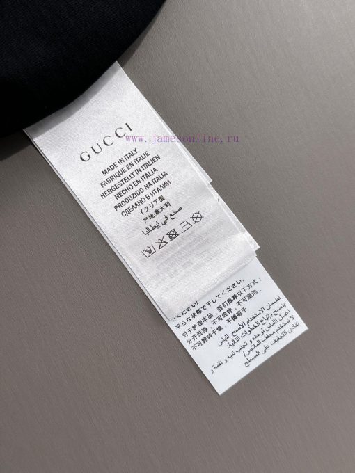 Arrived The Next DayGUCCI 2025 New Concave Convex Letter Logo Unisex Short Sleeved T-shirtCusto 4qtvozmd - Image 9