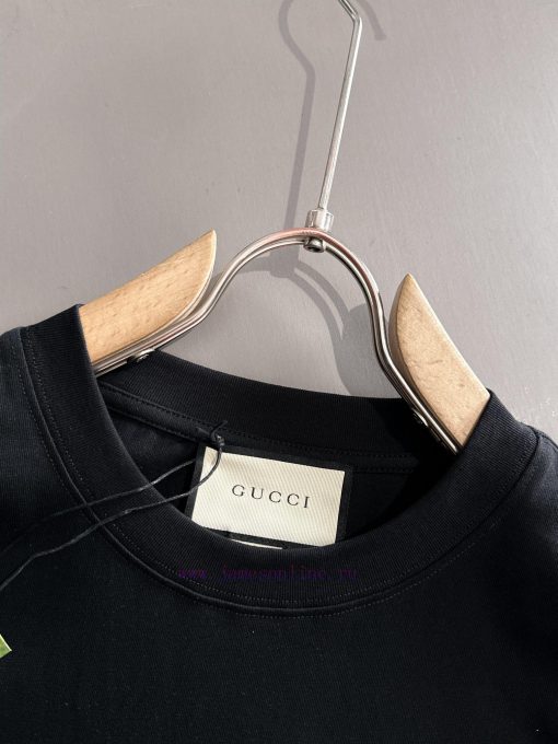 Arrived The Next DayGUCCI 2025 New Graffiti Double G Logo Men's And Women's Short Sleeved T-shi 328bgqx8 - Image 5