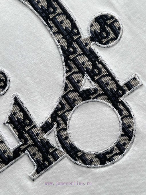 Arrived The Next DayDior 2025 New Patch Embroidered Letter Logo Back Plush Foam Stripe Unisex S nch52qua - Image 7
