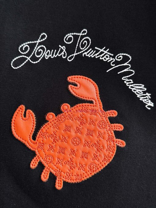 Arrived The Next DayLV Donkey Home 2025 New Customized Crab Seal Art Font Embroidered Letter Lo 9okms3co - Image 6