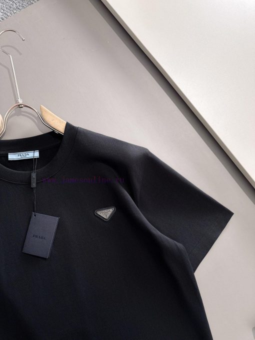 Arrived The Next DayPRADA 2025 New Knitted Splicing Custom Triangle Logo Men's And Women's Same 16tkwzkd - Image 4