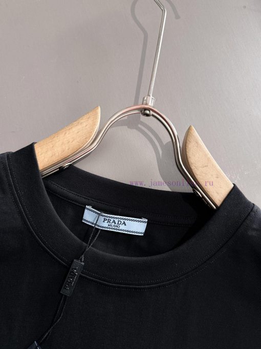 Arrived The Next DayPRADA 2025 New Knitted Splicing Custom Triangle Logo Men's And Women's Same 16tkwzkd - Image 5