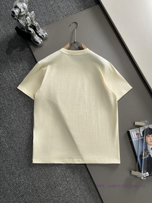 Arrived The Next DayGUCCI 2025 New Double G Stripe Letter Logo Men's And Women's Same Short Sle epmyayii - Image 3