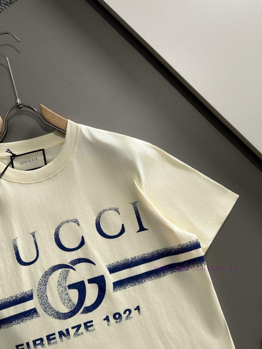 Arrived The Next DayGUCCI 2025 New Double G Stripe Letter Logo Men's And Women's Same Short Sle epmyayii - Image 5