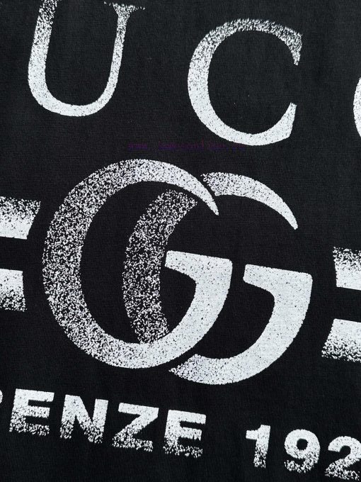Arrived The Next DayGUCCI 2025 New Double G Stripe Letter Logo Men's And Women's Same Short Sle qyhmfe26 - Image 7