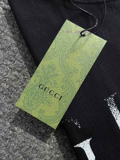Arrived The Next DayGUCCI 2025 New Double G Stripe Letter Logo Men's And Women's Same Short Sle qyhmfe26 - Image 8