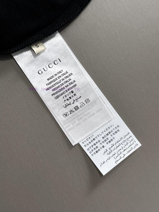 Arrived The Next DayGUCCI 2025 New Double G Stripe Letter Logo Men's And Women's Same Short Sle qyhmfe26 - Image 9
