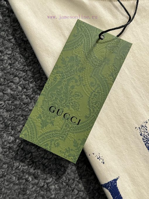 Arrived The Next DayGUCCI 2025 New Double G Stripe Letter Logo Men's And Women's Same Short Sle epmyayii - Image 8