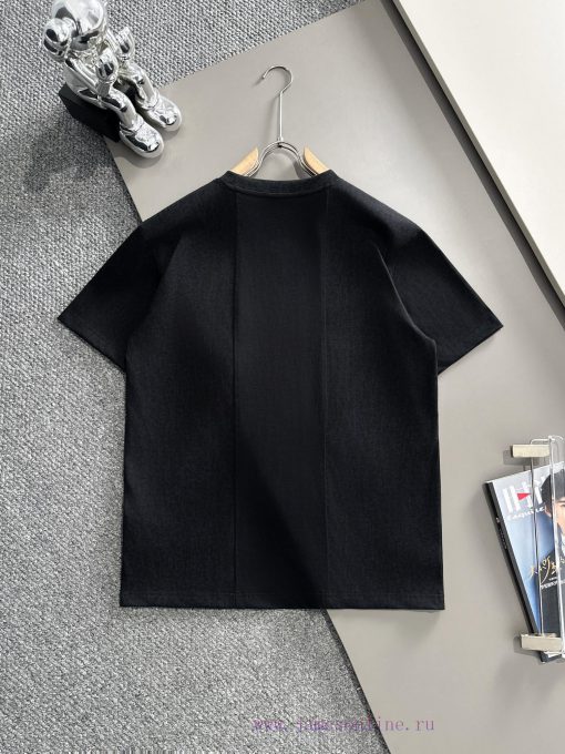 Arrived The Next DayPRADA 2025 New Fabric Splicing Custom Leather Seal Letter Logo Unisex Short xumce1k3 - Image 3