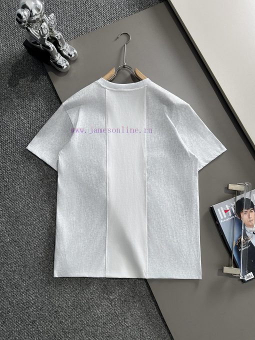 Arrived The Next DayPRADA 2025 New Fabric Splicing Custom Leather Seal Letter Logo Unisex Short jbyn1by1 - Image 3