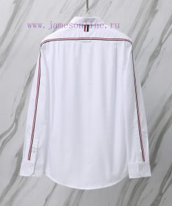 Item Number 928TB Oxford Spun Sleeve Back Woven Belt Looped Long Sleeved ShirtNew THOM BROWNE T ba12ib26