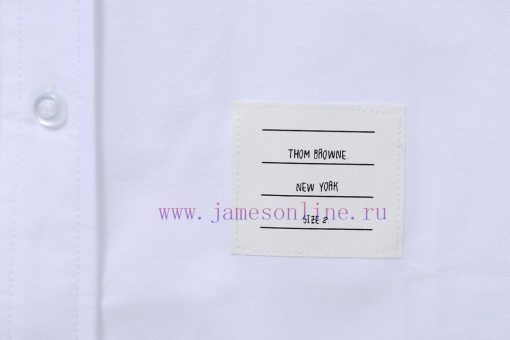 Product Code T07TB New Oxford Spinning Single Sleeve Twill Four Row Bar Short Sleeve ShirtTom B aokunemm - Image 10