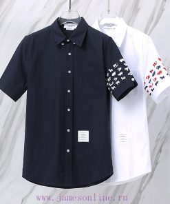 Item Number T39 TB Short Sleeved Small Animal Wrap Embroidery New Item In StockTom Brown TB Shi uk7zmwxu
