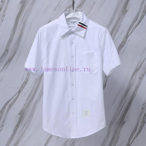 Item Number T29 TB Collar Woven Oxford Spinning Short Sleeved ShirtTHOM BROWNE. Tom Brown TB Co ui7x9npa