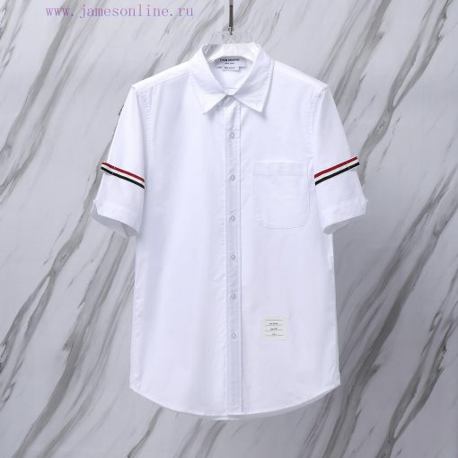 Product Code T33TB Double Sleeve Label/Inner Ribbon Label/Short Sleeve ShirtTHOM BROWNE Tom Bro a37f6t08 - Image 4