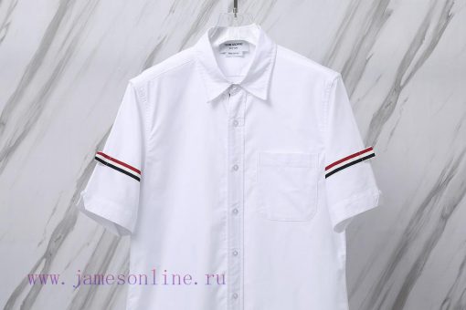 Product Code T33TB Double Sleeve Label/Inner Ribbon Label/Short Sleeve ShirtTHOM BROWNE Tom Bro a37f6t08 - Image 5