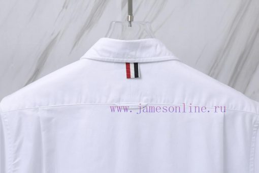 Product Code T25TB Summer New Dog Embroidered Sled Pattern Short Sleeve ShirtTHOM BROWNE Tom Br yxassfno - Image 7