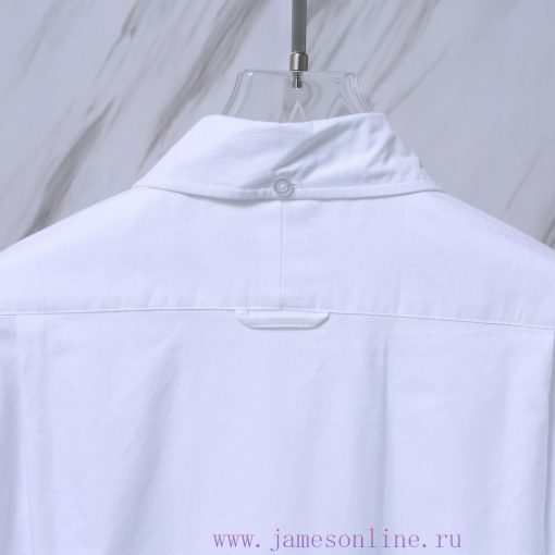Item Number T16 TB Sleeve Color Stripe Oxford Spinning Short Sleeved ShirtTHOM BROWNE. Tom Brow pwqsa18o - Image 9