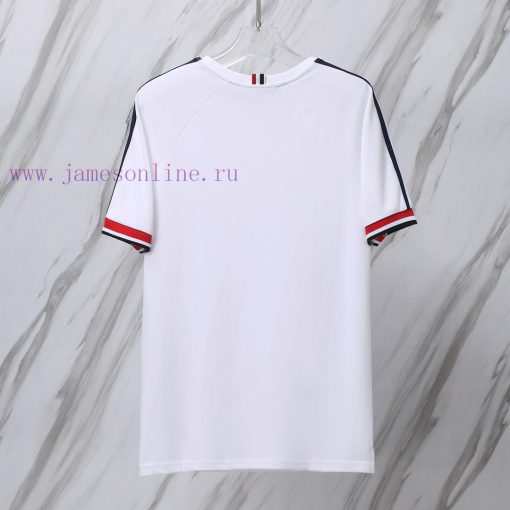 Item T06TB Beaded Shoulder Wrap Cuff Round Neck T-shirtTHOM BROWNE Tom Brown TB Beaded Fabric 2 ldps7w5a - Image 4