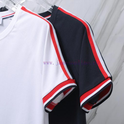 Item T06TB Beaded Shoulder Wrap Cuff Round Neck T-shirtTHOM BROWNE Tom Brown TB Beaded Fabric 2 ldps7w5a - Image 7