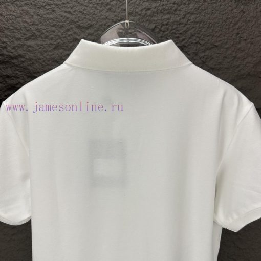 LV Louis Vuitton 2024 New Embroidered Letters 🧷 Couple Style Lapel Polo ShirtThe Original Pearl 6l5l1pcw - Image 8