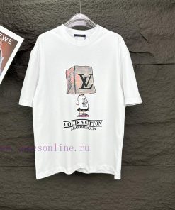 LV Louis Vuitton 2024 New Small Character Letter Logo Couple Short Sleeved T-shirtOriginal Fabr 5qw5kjdb