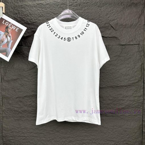 Majira 2024 New Collar Digital Logo Couple's Short Sleeved T-shirtOriginal Fabric With Digital 87aw5wup - Image 2