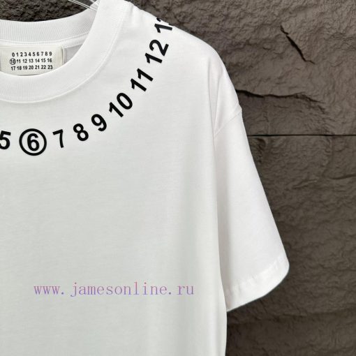 Majira 2024 New Collar Digital Logo Couple's Short Sleeved T-shirtOriginal Fabric With Digital 87aw5wup - Image 4