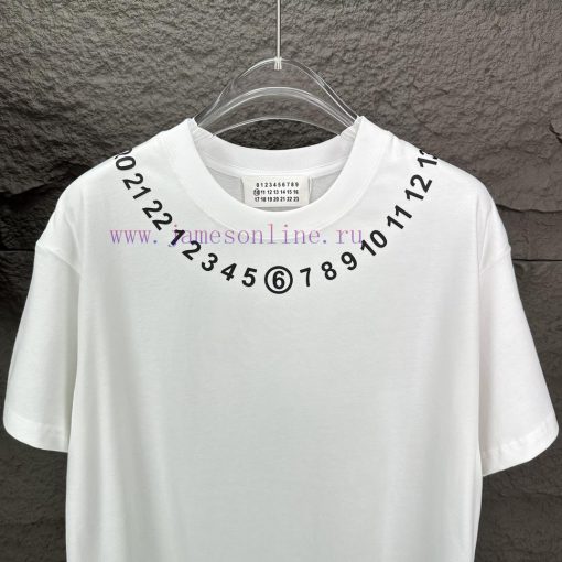 Majira 2024 New Collar Digital Logo Couple's Short Sleeved T-shirtOriginal Fabric With Digital 87aw5wup - Image 5