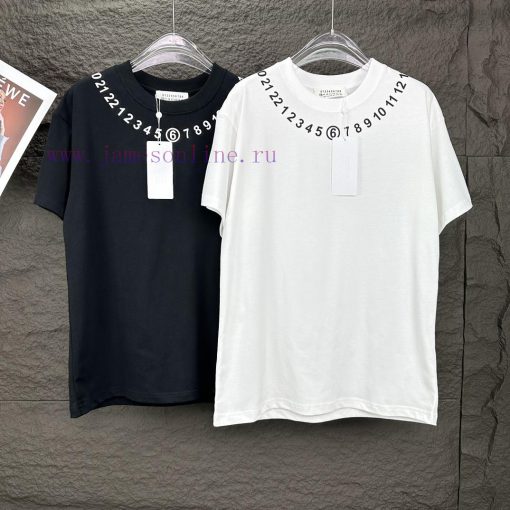 Majira 2024 New Collar Digital Logo Couple's Short Sleeved T-shirtOriginal Fabric With Digital 87aw5wup - Image 10