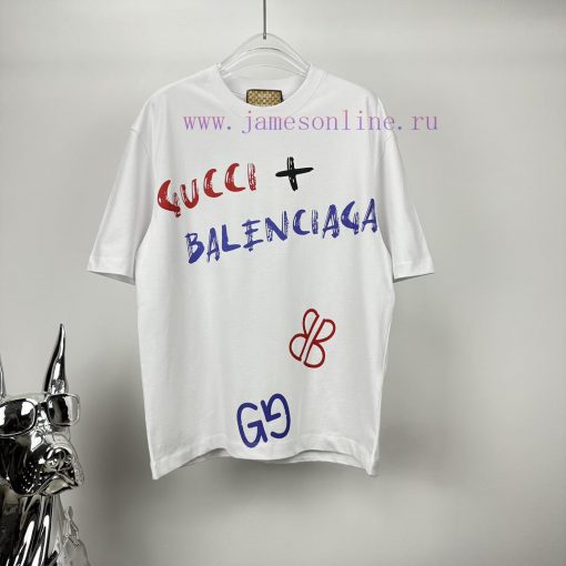 Gucci 2024 New Letter Logo Printed Couple's Short Sleeved T-shirtOriginal Fabric With Digital D 65zphd94 - Image 2