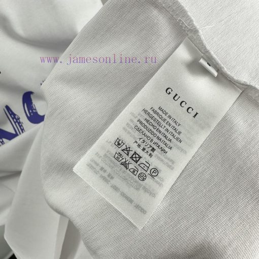 Gucci 2024 New Letter Logo Printed Couple's Short Sleeved T-shirtOriginal Fabric With Digital D 65zphd94 - Image 7