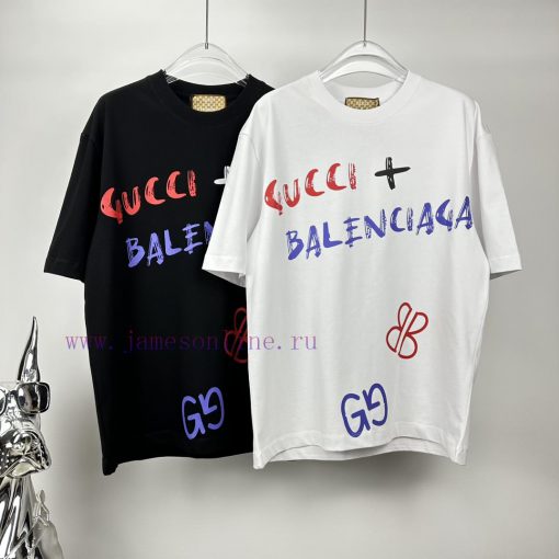 Gucci 2024 New Letter Logo Printed Couple's Short Sleeved T-shirtOriginal Fabric With Digital D 65zphd94 - Image 10