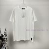 Fendi 2024 New Minimalist Letter Logo Couple's Short Sleeved T-shirtOriginal Fabric With Digita yi57w37w