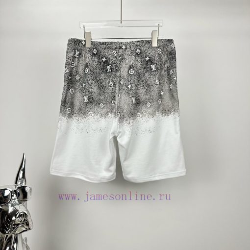 LV Louis Vuitton 2024 Spring/Summer New Gradient Printed Logo Couple ShortsOriginal Customized eunb1uh3 - Image 9