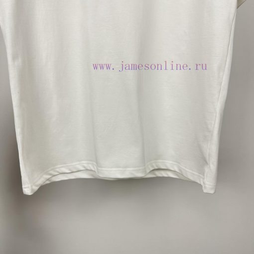 Fendi 2024 New Letter Logo Couple's Short Sleeved T-shirtOriginal Fabric With Digital Direct Pr 8esqa4k8 - Image 7