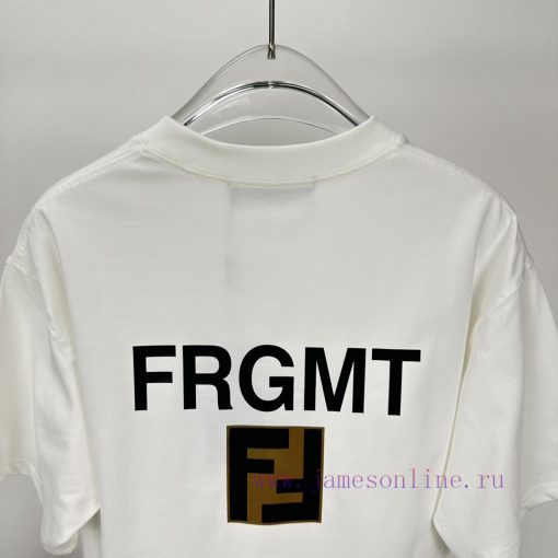 Fendi 2024 New Letter Logo Couple's Short Sleeved T-shirtOriginal Fabric With Digital Direct Pr 8esqa4k8 - Image 8