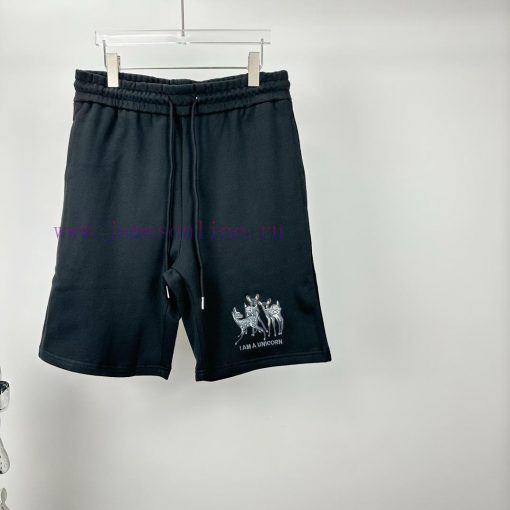 Burberry 2024 Spring/Summer New Embroidery Collection 🪡 Three Little Deer 🦌 Couple ShortsOrigin cx0m4as1 - Image 7