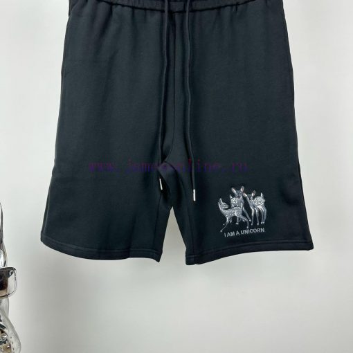Burberry 2024 Spring/Summer New Embroidery Collection 🪡 Three Little Deer 🦌 Couple ShortsOrigin cx0m4as1 - Image 8