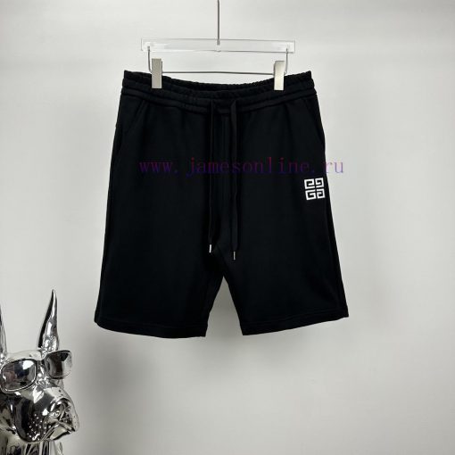 Givenchy 2024 Spring/Summer New Embroidered Letter Logo Couple ShortsOriginal Customized Fabric 5rjufmdw - Image 2