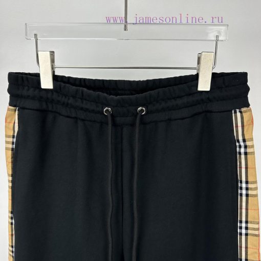 Burberry 2024 Spring/Summer New Splicing Checkered Couple ShortsOriginal Customized Fabric The 2qpgrsim - Image 3