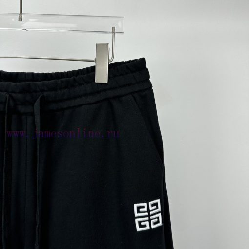 Givenchy 2024 Spring/Summer New Embroidered Letter Logo Couple ShortsOriginal Customized Fabric 5rjufmdw - Image 5