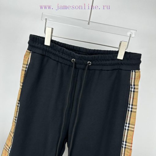 Burberry 2024 Spring/Summer New Splicing Checkered Couple ShortsOriginal Customized Fabric The 2qpgrsim - Image 6