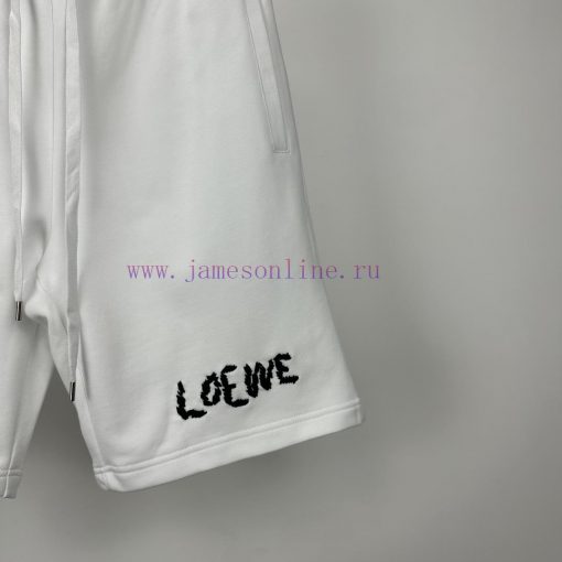 Luoyiwei 2024 Spring/Summer New Embroidery Collection 🪡 Letter Logo Couple ShortsOriginal Custo niymkfjp - Image 6